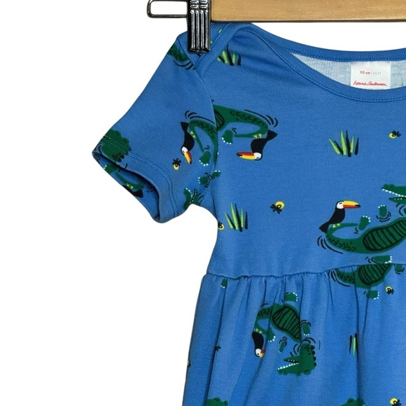 Hanna Andersson Aligator kids Dress SZ. 3T - Picture 2 of 10